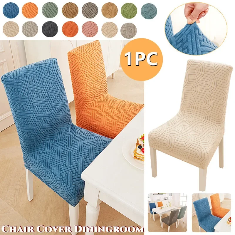 Newest Elastic Chair Cover for Dining Room Kitchen Wedding Hotel Banquet Restaurant Anti-dirty Seat Cover Housse De Chaise