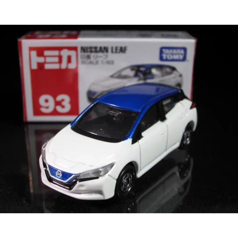 TOMY TOMICA 1:64 Scale NISSAN LEAF #93 Alloy Simulation Car Model Classics Adult Souvenir Gift Static Display