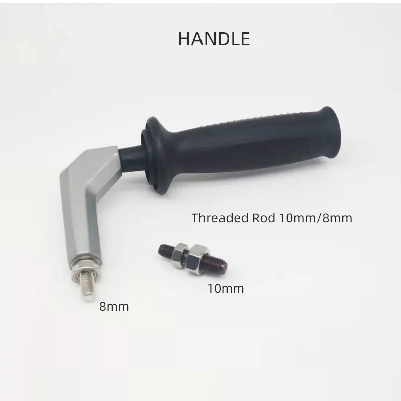Imagem -03 - Modificado Hand Held Linear Roller Acessórios de Polimento Side Handle Adapter Capa Protetora Conjunto Completo Rebarbadora M14 10 em 1
