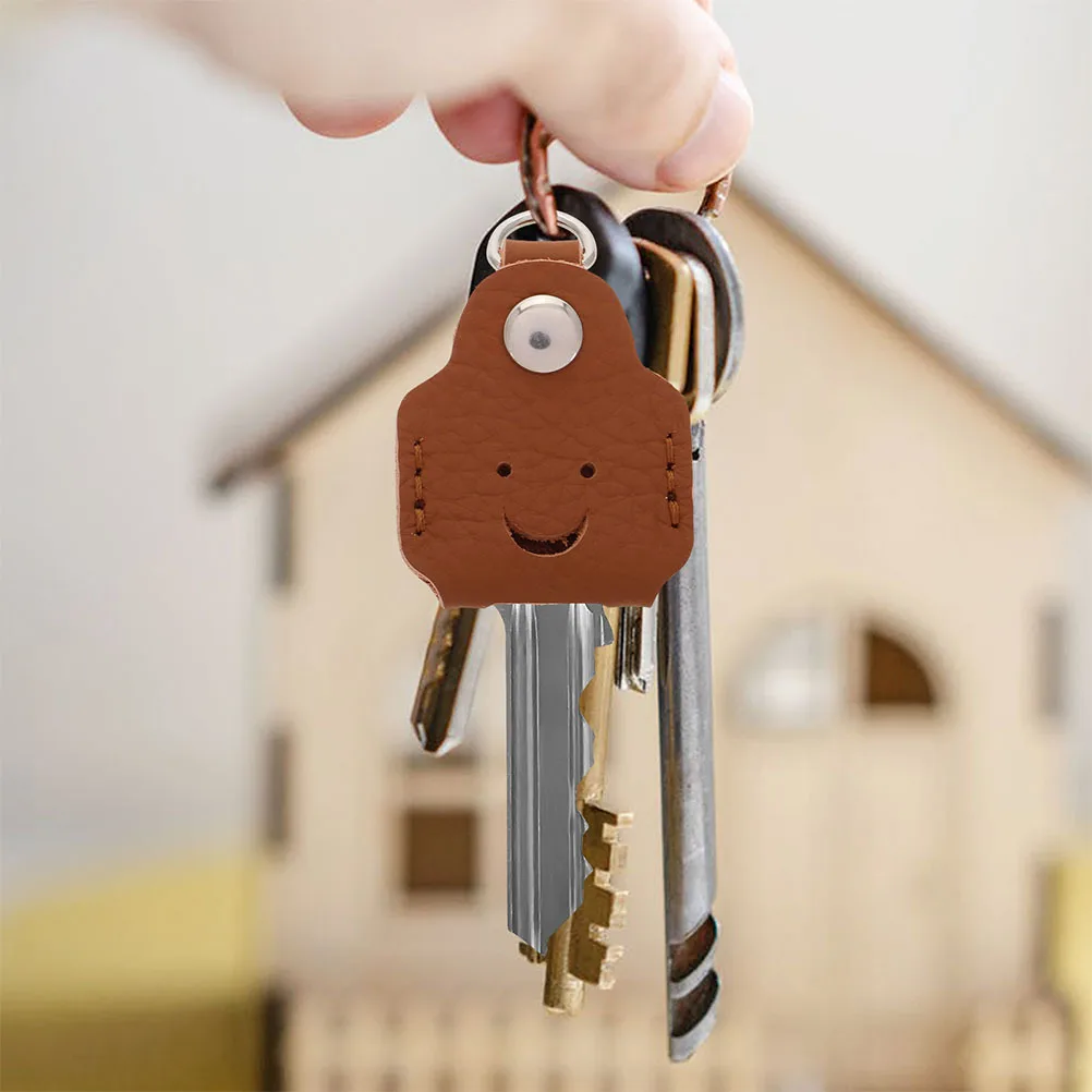 

2Pcs Handmade Key Sleeve Vintage Design Protective Case for Home Door Electric Vehicle Keys Classic Key Holder