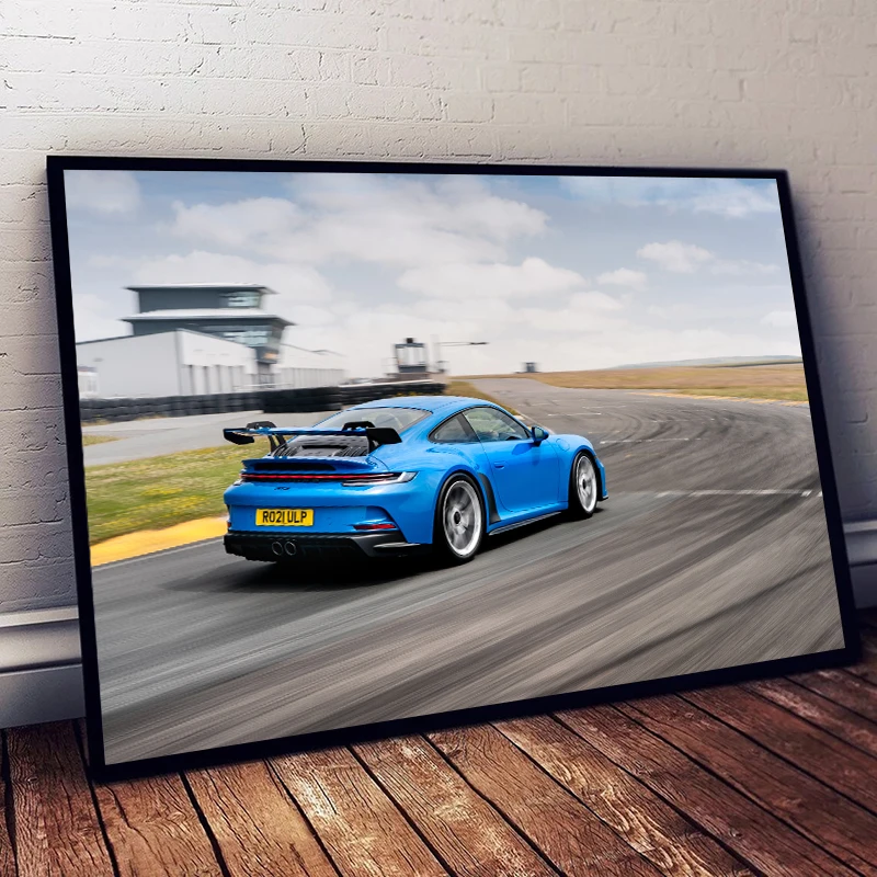 Luxury Performance Car Classic Sports Car 911 GT3 Series Canvas Print Posters For Room Living Art Home Wall Decor Modern Picture