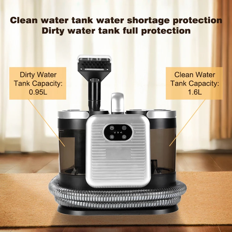 2025High Pressure Steam Cleaner with Touch Screen for Upholstery and Fabric Cleaning 4 Modes for Deep Cleaning