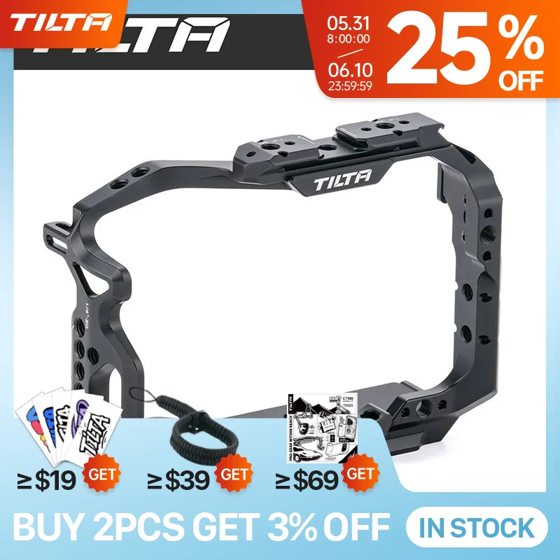 TILTA TA-T30-FCC-B for Sony A7 IV a7m4/a7r5 Full Camera Cage Kit for Sony Alpha7 IV SONY A1/A73/A7S3 DSLR Cameras