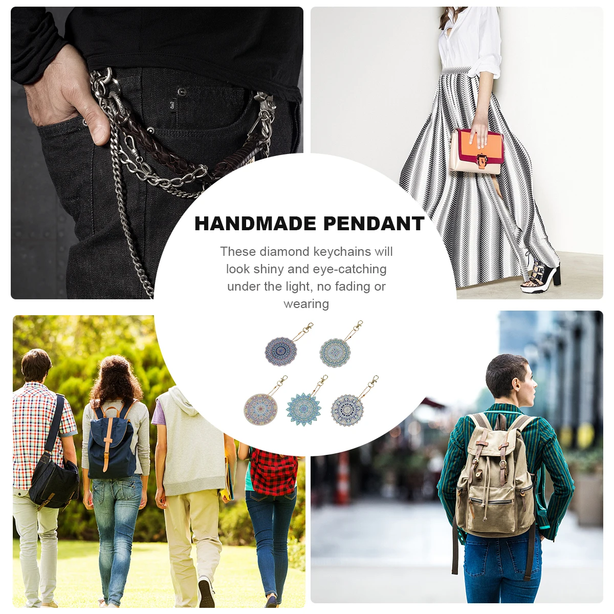 

1 комплект, бриллиантовые брелки, набор «сделай сам», полная дрель, аксессуары со стразами, блестящий кулон ручной работы, брелок для телефона, сумка, рюкзак