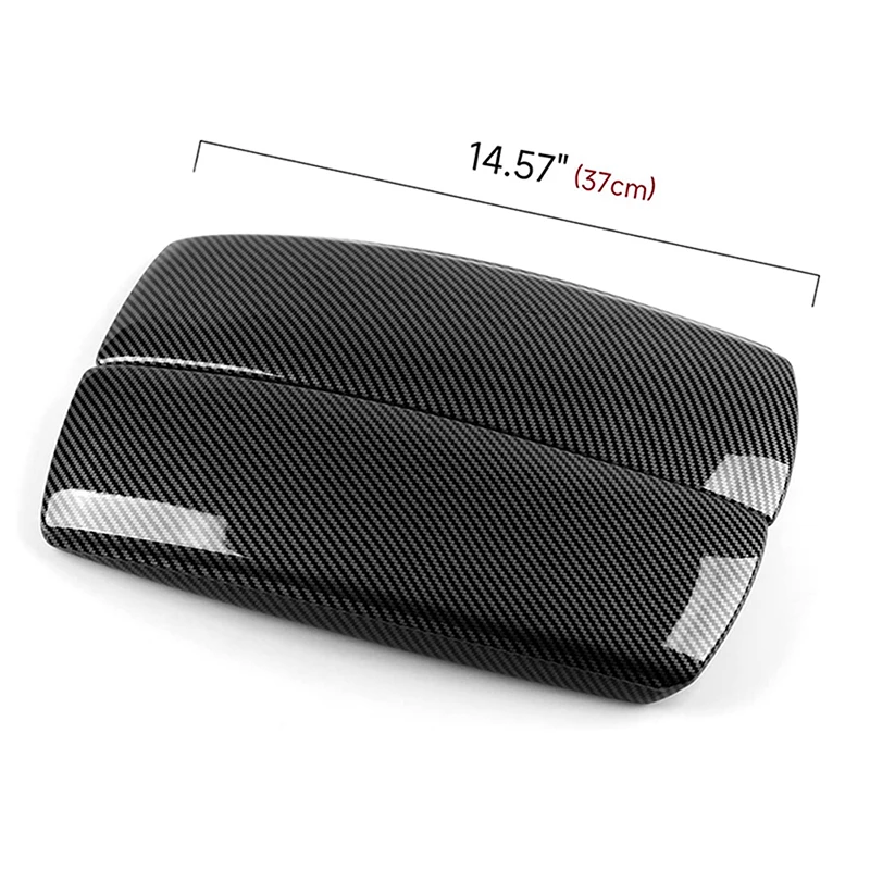 LHD RHD Car Center Armrest Console Box Trim Cover Carbon Fiber Look For BMW X5 E70 2007-2013 / X6 E71 2008 2009 2010 2011-2014