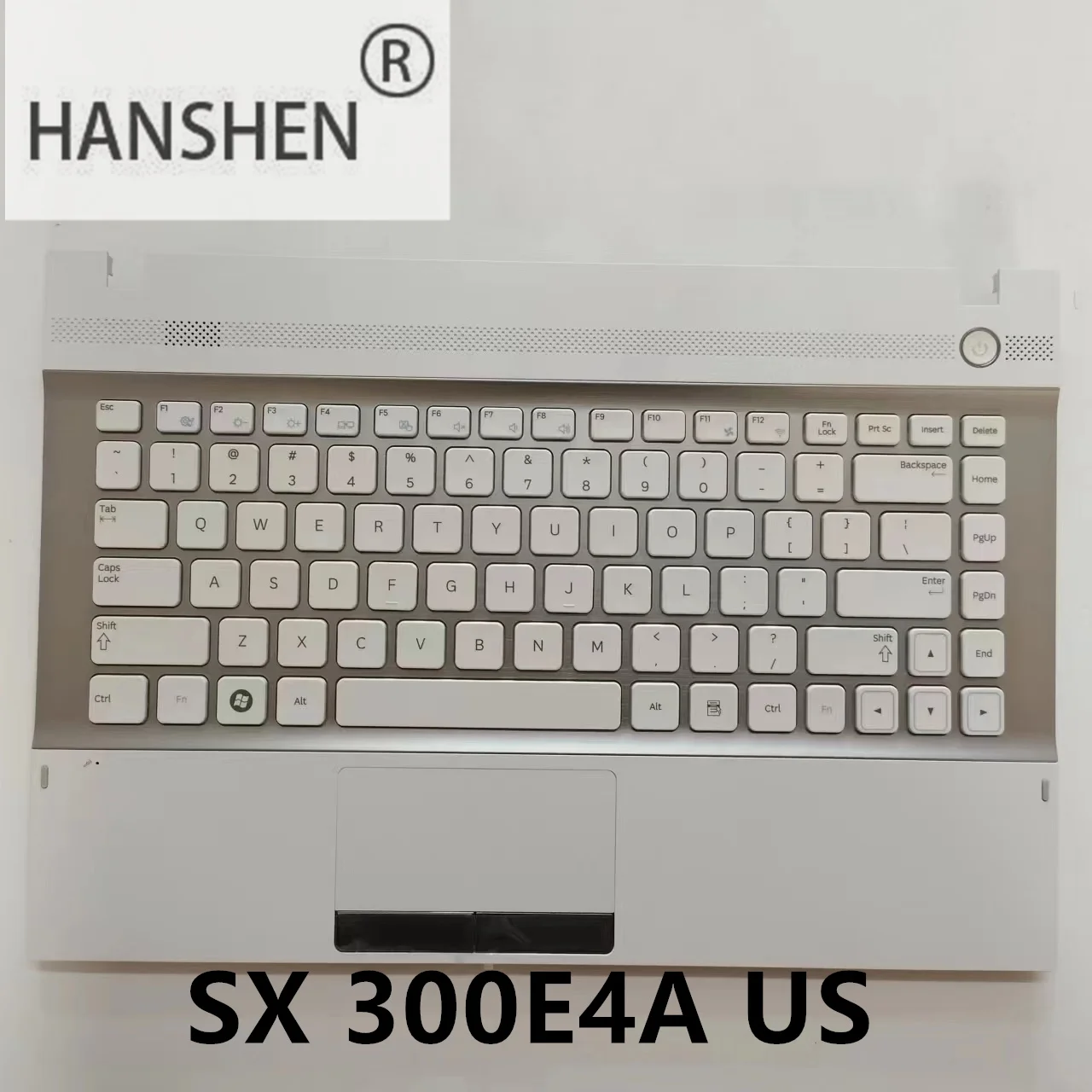 Imagem -02 - Hanshen-tampa do Portátil c para Samsung Teclado Inglês e Árabe 3430ea Np300e4a 305e4a 300e4a 300e4x 3431ex