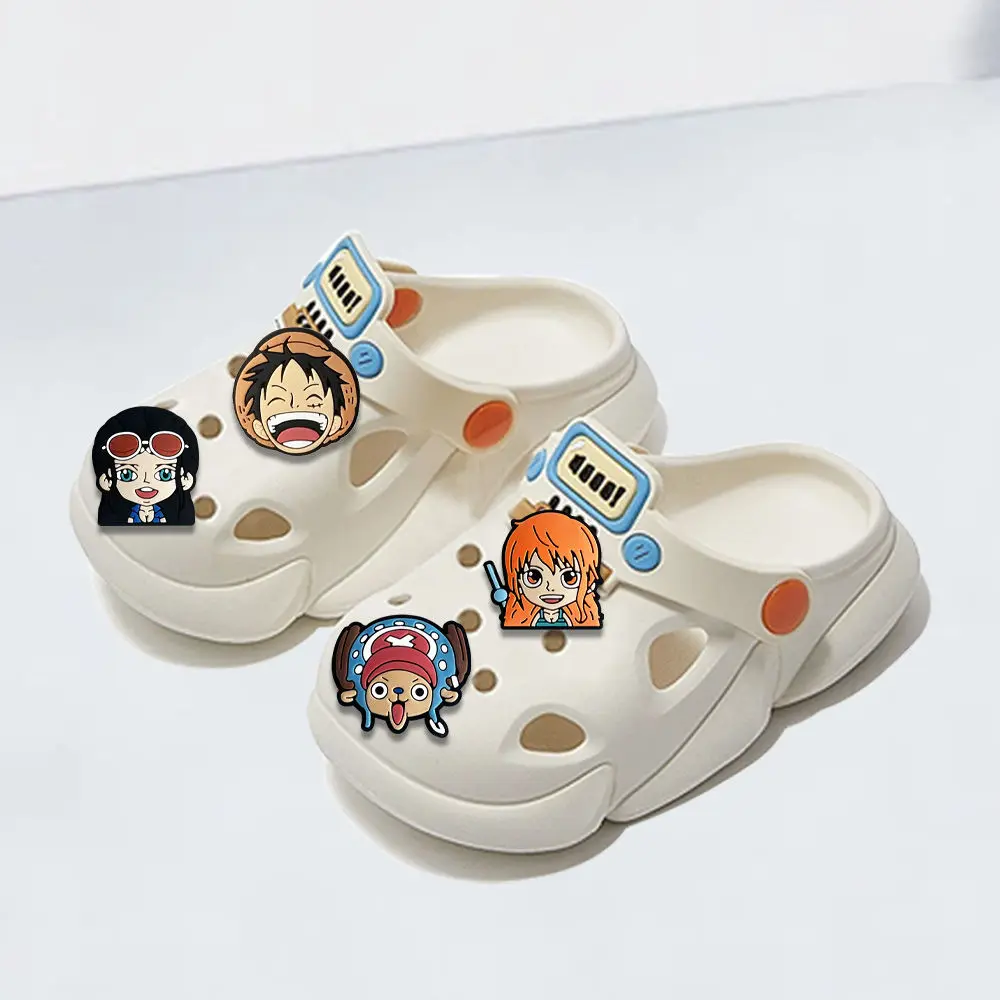 one piece Crocs diy accessories removable Zoro decorative buckle Luffy accessories shoe flowers anime accessories anime