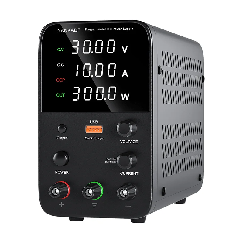 

Wanptek 30V 5A 10A DC Power Supply Adjustable Digit Display Laboratory Power Supplies Voltage Regulator 60V 5A 120V 3A 160V 2A