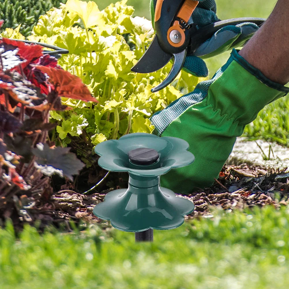 เดือยยึดสายยาง 4 ชิ้น แบบหนา สำหรับงานหนัก อุปกรณ์ป้องกันต้นไม้ สายยางรดน้ำ  แบบยาว ทำจากพลาสติก สำหรับสนามหญ้า สวน และลานบ้าน