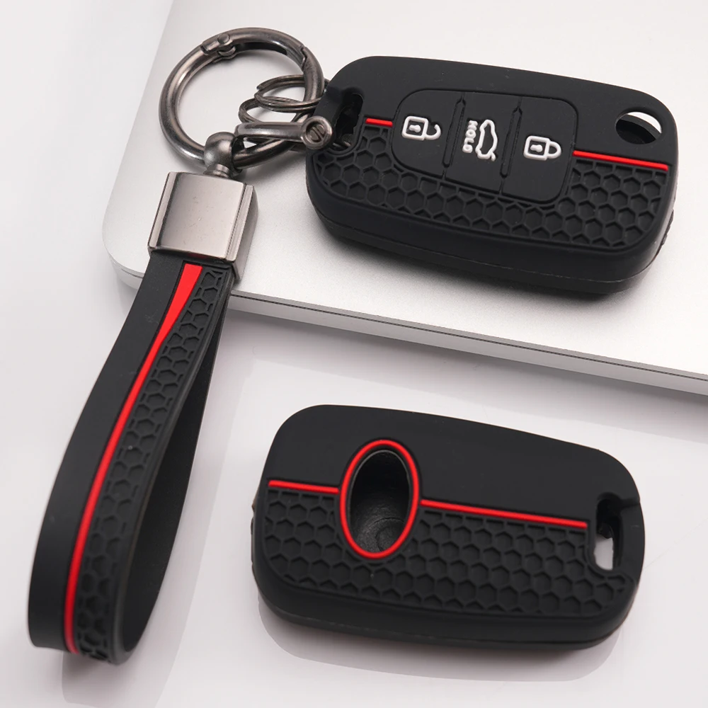 Smart Key Shell Keychain For Kia Rio Rio X-Line K2 Sportage Sorento Optima K5 Soul Ceed Cerato K3 Picanto Seltos Stonic Carnival