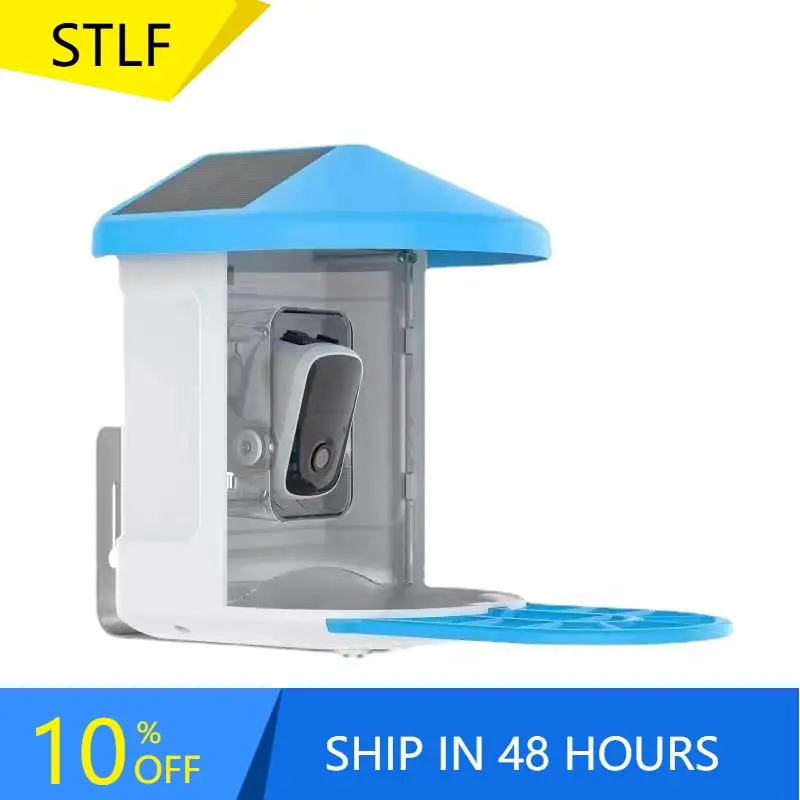 STLFApp Remote Intelligent Smart Bird Food Water Feeder with CamerassAi Recognize 10000 Birds