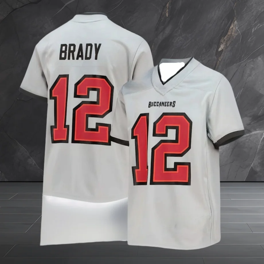

Новейшие летние бакатеры Tom Brady Vapor F.U.S.E. Ограниченная джерси для регби # 12-тренировочная форма для регби для взрослых высшего качества