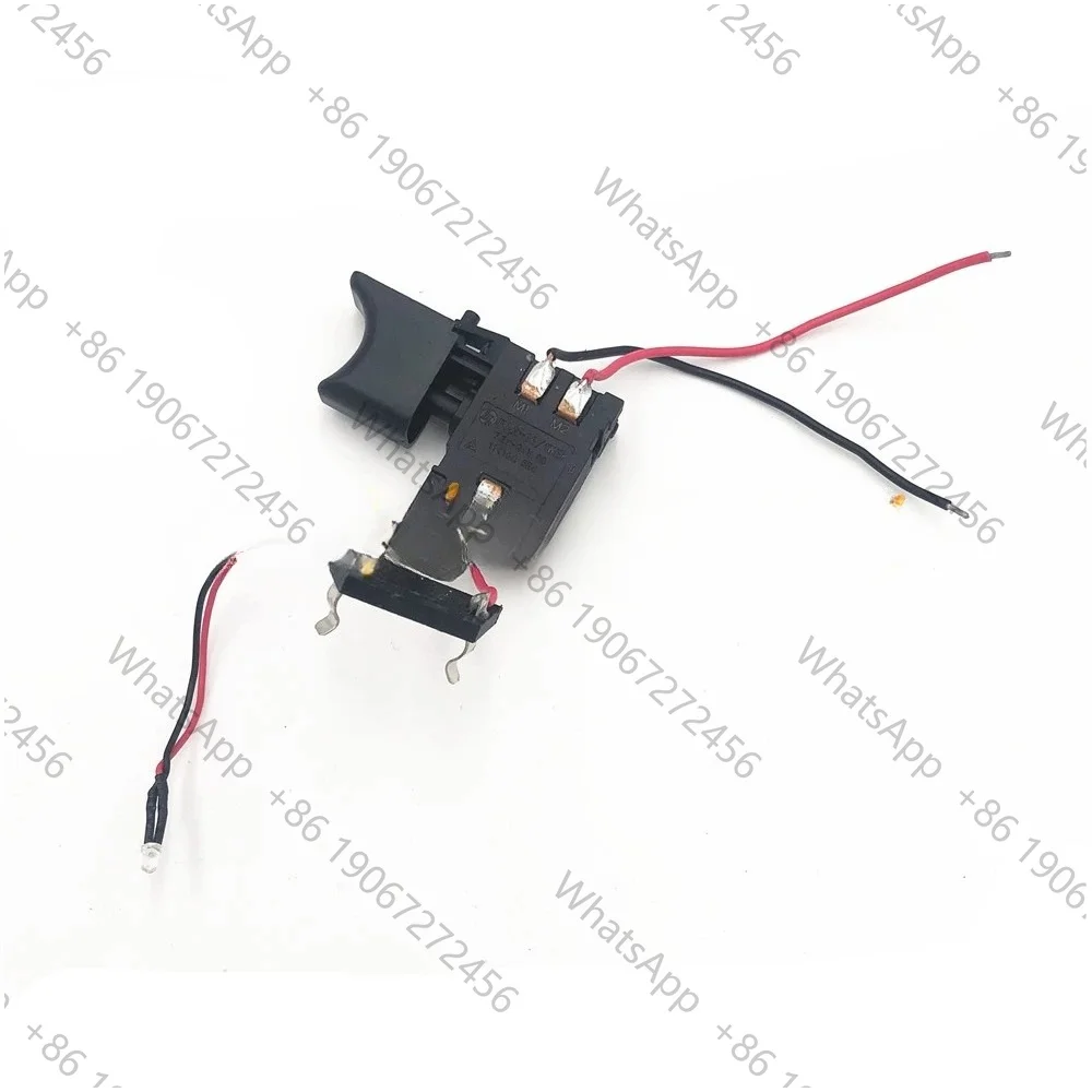 7.2V-24V 16A for Lithium Battery Cordless Drill Switch Speed Control Electric Drill Trigger Switch with Small Light