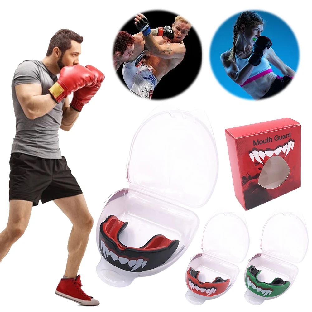 Sports Mouth Guard Boxing Teeth Protector Dental Shield Adult Child Mouthguard Tooth Brace Boxing MMA Rugby Football Accessories