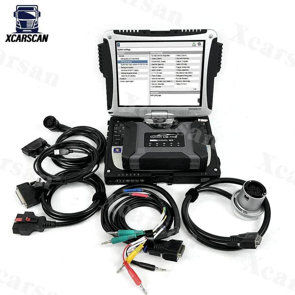 

CF19 Laptop Super MB PRO M6+ with SSD WiFi DOIP Connect MB Star M6 XENTRY Main Test New upgrade Cars and Trucks diagnosis tool