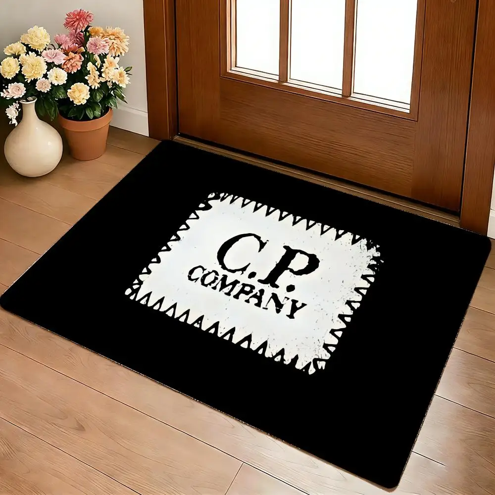 Luxury C-C.P.Company Floor Mat Cozy Flannel Soft Thick Non-Slip Mat For Living Room Bedroom Kitchen Decor Rugs