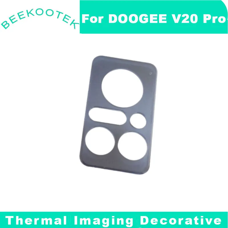 New Original DOOGEE V20 Pro Battery Cover With Thermal Imaging Decorative Parts Rear Camera Lens For DOOGEE V20 Pro Smart Phone