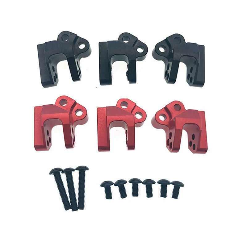 For 1/10 Model Car Axial Scx10 Iii AX103007 Aluminum Alloy Fixed Code Pull Bar Installation Code Spare Parts Accessories Red