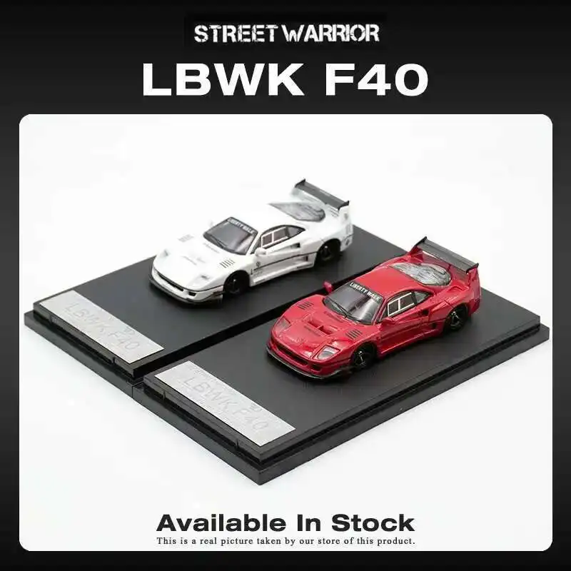 

SW In Stock 1:64 LBWK F40 Tokyo Salon Diecast Diorama Car Model Collection Toy Street Warrior