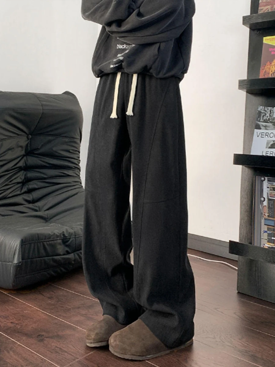 

Мужские зимние утепленные вельветовые брюки Bla Fce Lined Thi: широкие, прямые, повседневные, с хорошей драпировкой, спортивные штаны