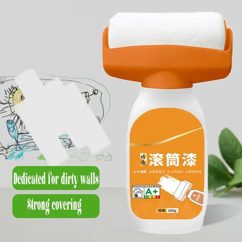 جدار إصلاح المتداول الطلاء إعادة طلاء فرشاة دوارة للطلاء جدار صافي رائحة إصلاح فرشاة دوارة للطلاء إصلاح الدهانات جدار أداة للبلاط #3