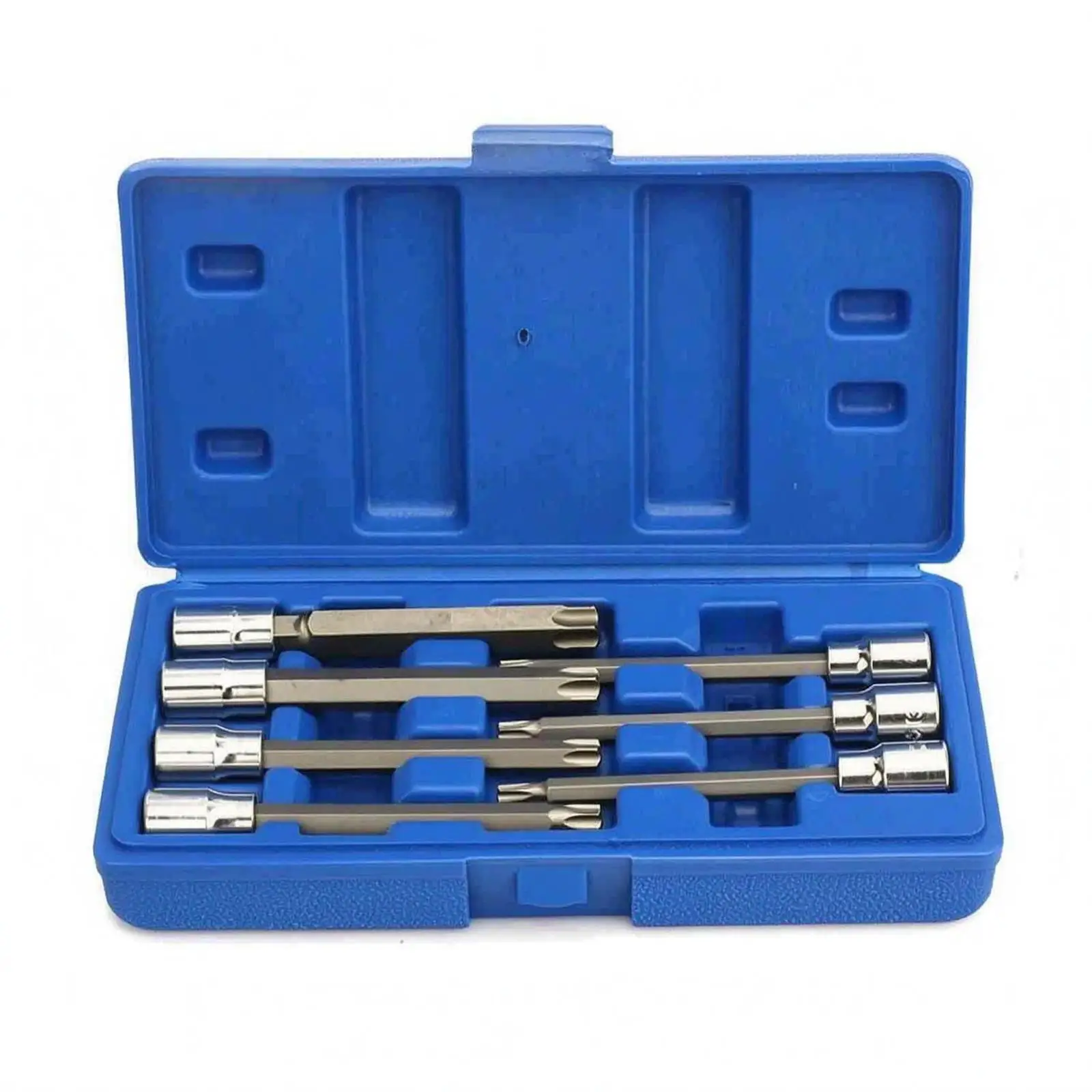 Hex Bit Socket Set 3/8 Inch Star Wrench Chrome Vanadium Long Socket Bits for Industrial Manufacturing Use