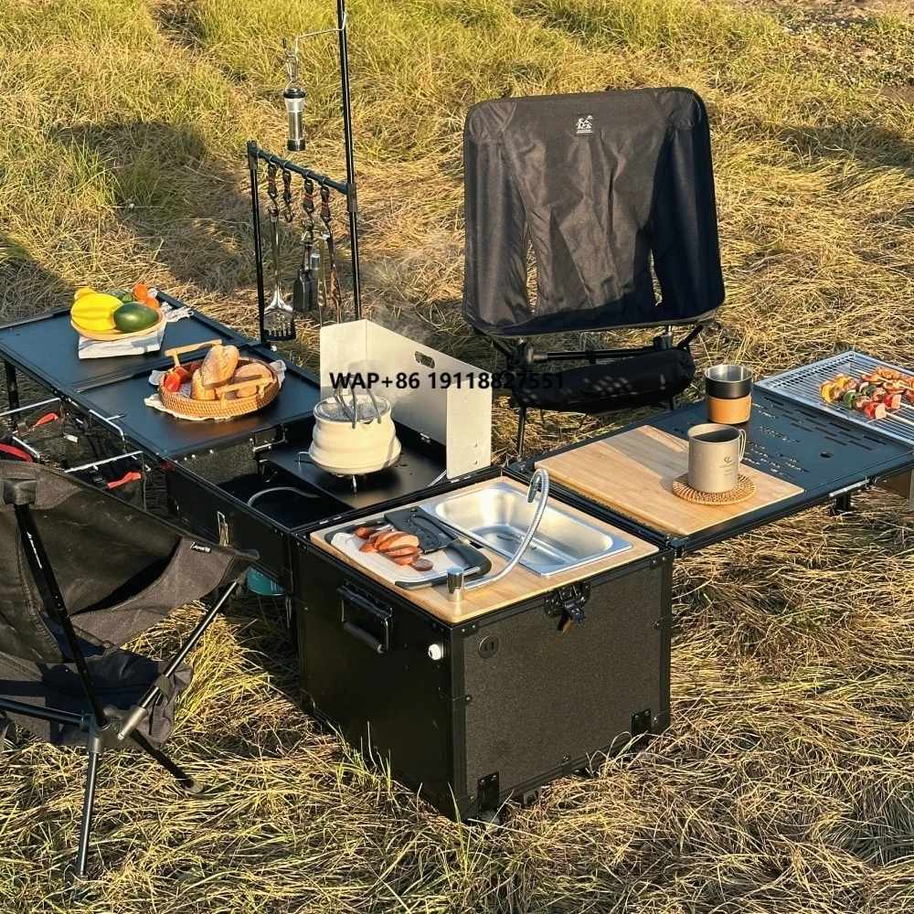 Jason Camping Outdoor Camping Storage Folding Car Organizer Multifunctional Portable Storage Case Kitchen