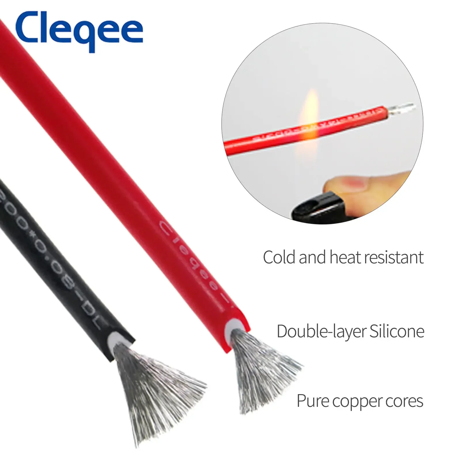 Cleqee-مجسات متعددة المقاييس ، سلسلة P1500 ، 4 مللي متر ، قابس الموز ، مجموعة اختبار ، قلم مسبار مع إبر قابلة للاستبدال ، 1000 فولت ، 10 أمبير