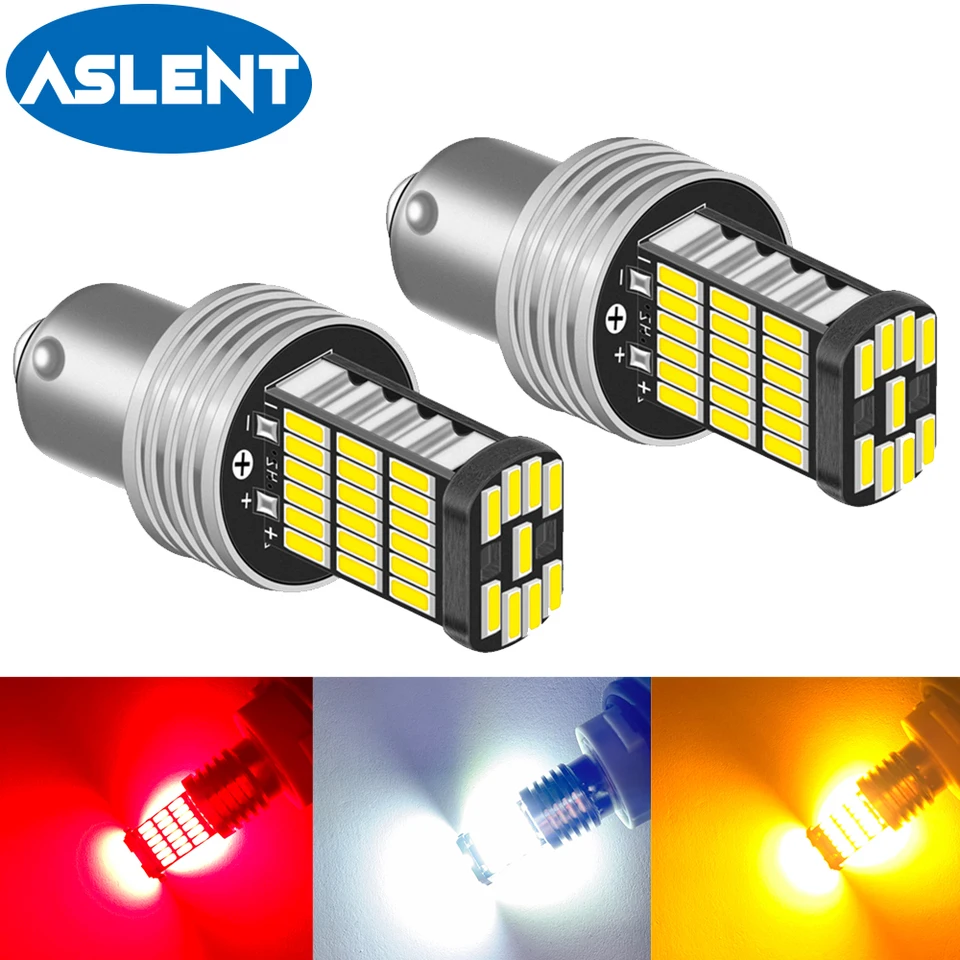 10 Ampoules LED P21/5W BA15S 1156 P21W BAY15D 1157 12V 7000K Blanc Super Lumineuses