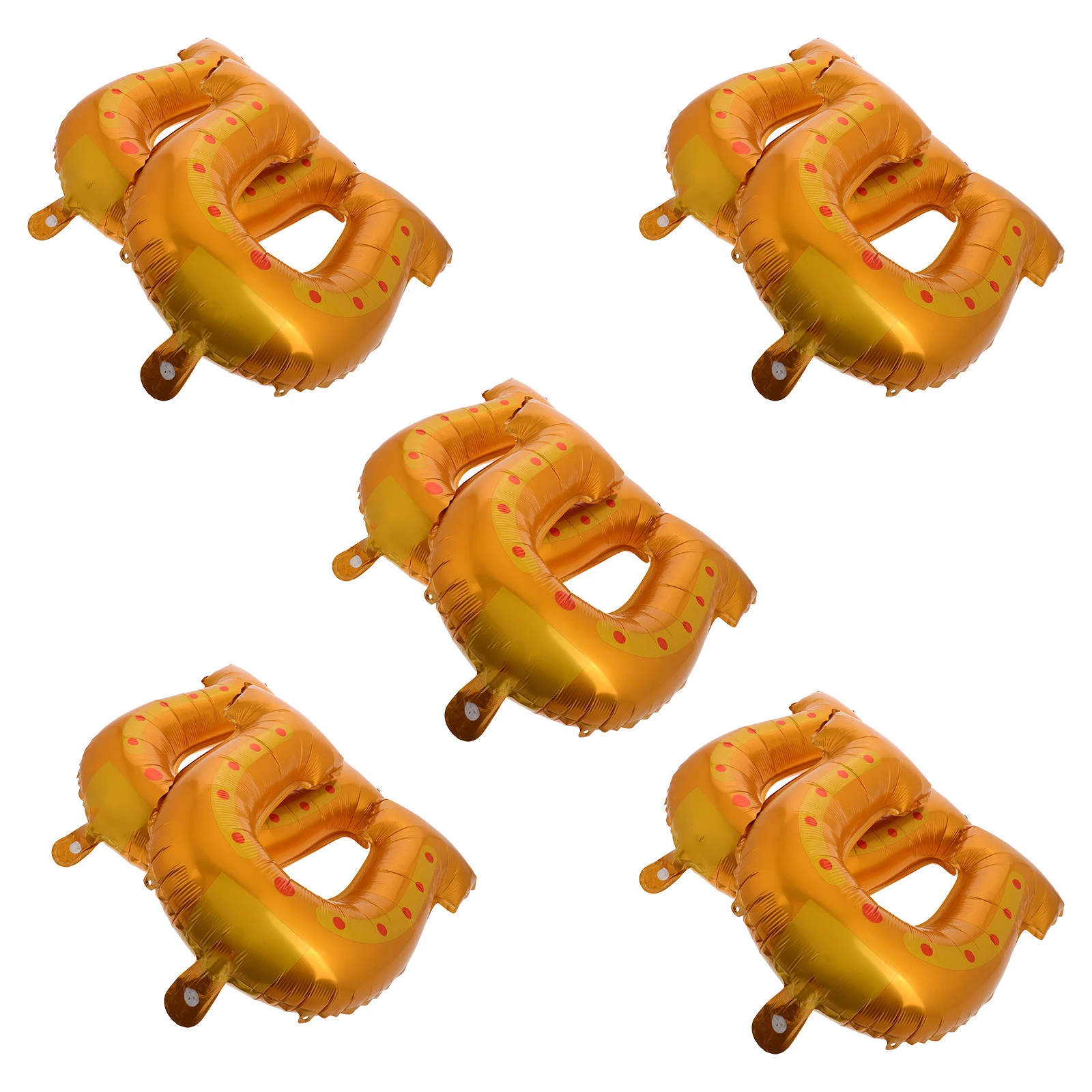 

10Pcs Gold U Shaped Horseshoe Aluminum Foil Balloons Wedding Party Birthday Engagement Decoration Horseshoe Balloon