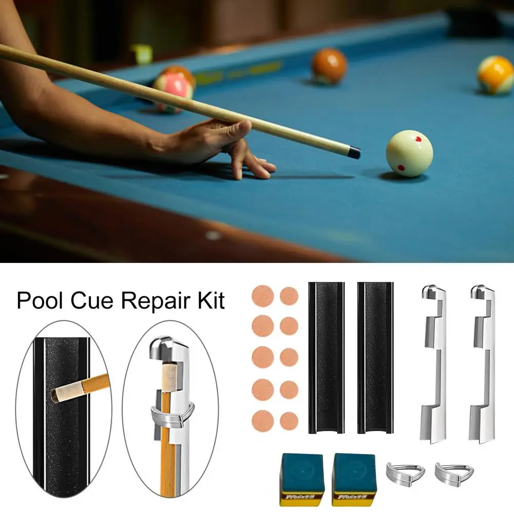 Billiard Cue Repair Kit Club Maintenance Accessories For Professional Or Home Use To Keep Cues In Top Playing Condition