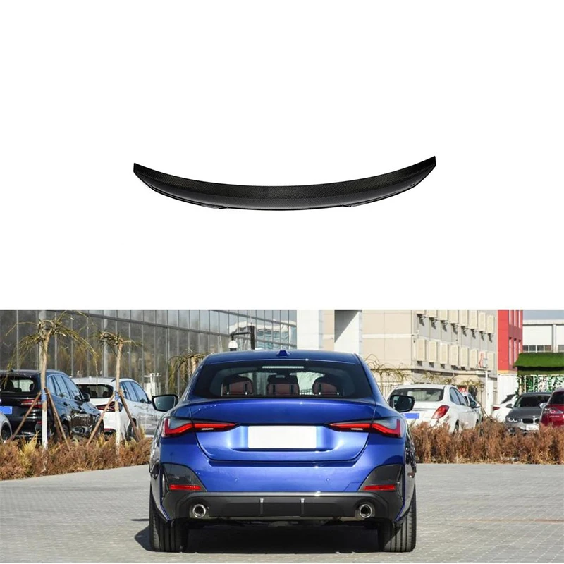 

Подходит для BMW 4 серии G26 420I 430I 435I M440I 4-дверный задний спойлер из углеродного волокна 2020UP