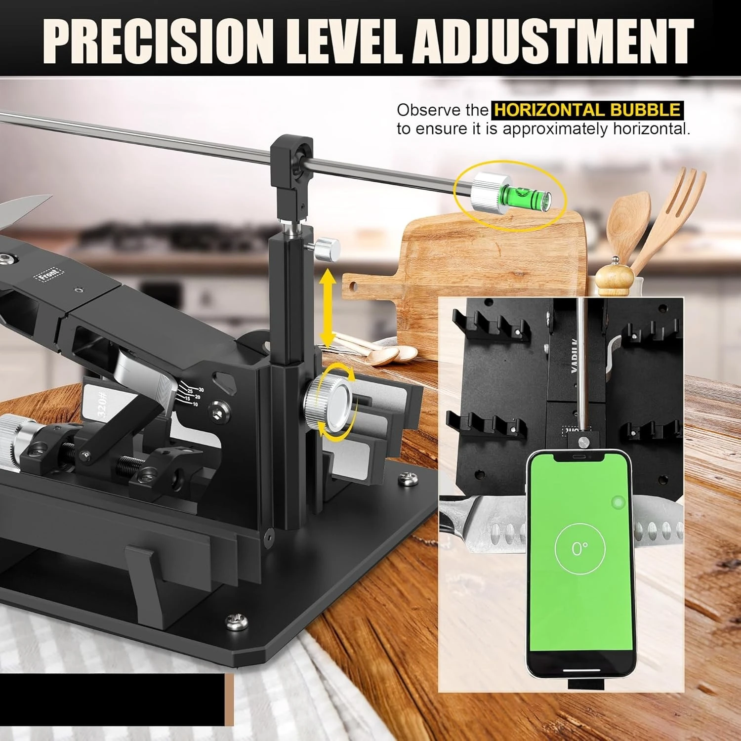 

Модернизированная профессиональная система заточки ножей GEN2, сверхмощная система | Алюминиевая прецизионная точилка для ножей - новая популярность
