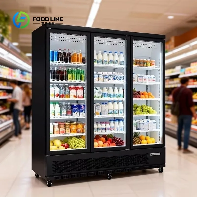 Customize Quick Cooling Refrigerator Display Cooler Cabinet Chiller Unit Energy Efficient Food & Drink Storage