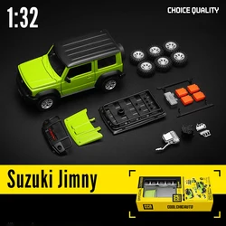 Caipo 1:32 Suzuki Jimny SUV Assembled Version Alloy Car Diecasts & Toy Vehicles Miniature Scale Model Car Toys For Children