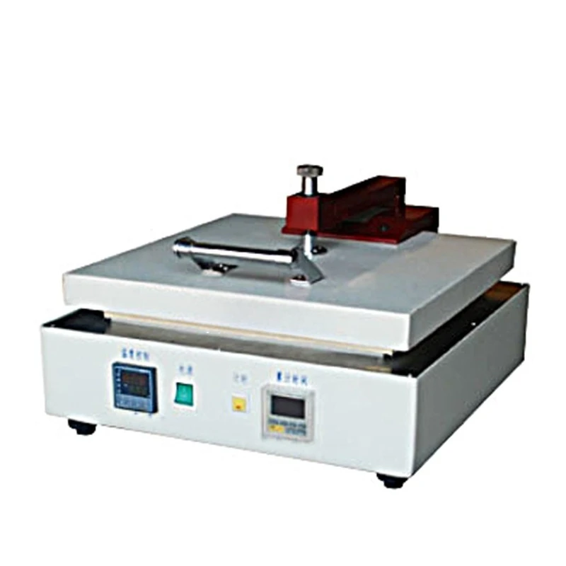 

Flat press ironing instrument, heat treatment of fabric hot melt bonding lining