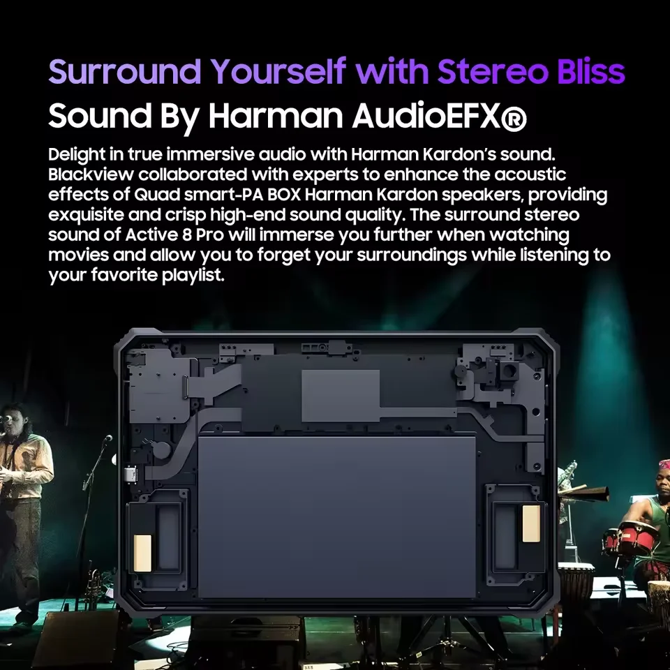 Blackview Active 8 Pro أقراص متينة أندرويد 14 10.36 2.4K عرض Helio G99 16GB 256GB كمبيوتر لوحي 22000mAh