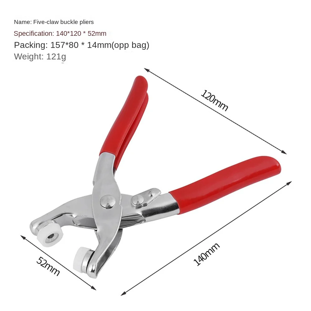 Buckle Installation Pliers Instead Of Velcroc Convenient Stainless Steel Sewing Accessories Hand Pressure Pliers Firm