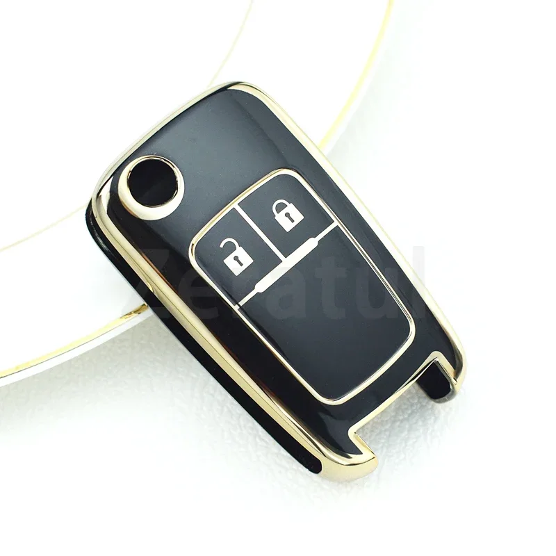 For Chevrolet Cruze Malibu For Opel Vauxhall Astra J Corsa D E Zafira Mokka Soft TPU Car Smart Key Case Shell Cover Fob Holder