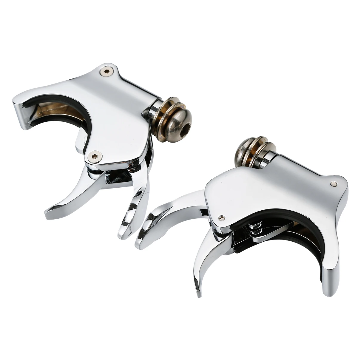 Motorcycle Detachable 49mm Windshield Clamps For Harley Dyna Low Rider Super Glide Fat Bob Street Bob Wide Glide 2006-2016 2015