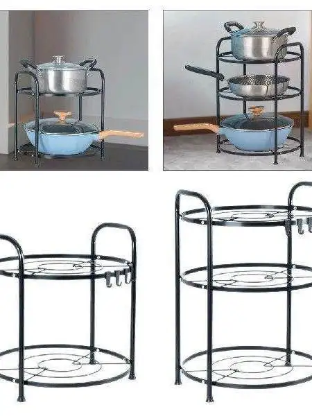 Prateleira de Cozinha Independente Reforçada para Organização de Panelas, Utensílios e Louças - Sem Marca Registrada