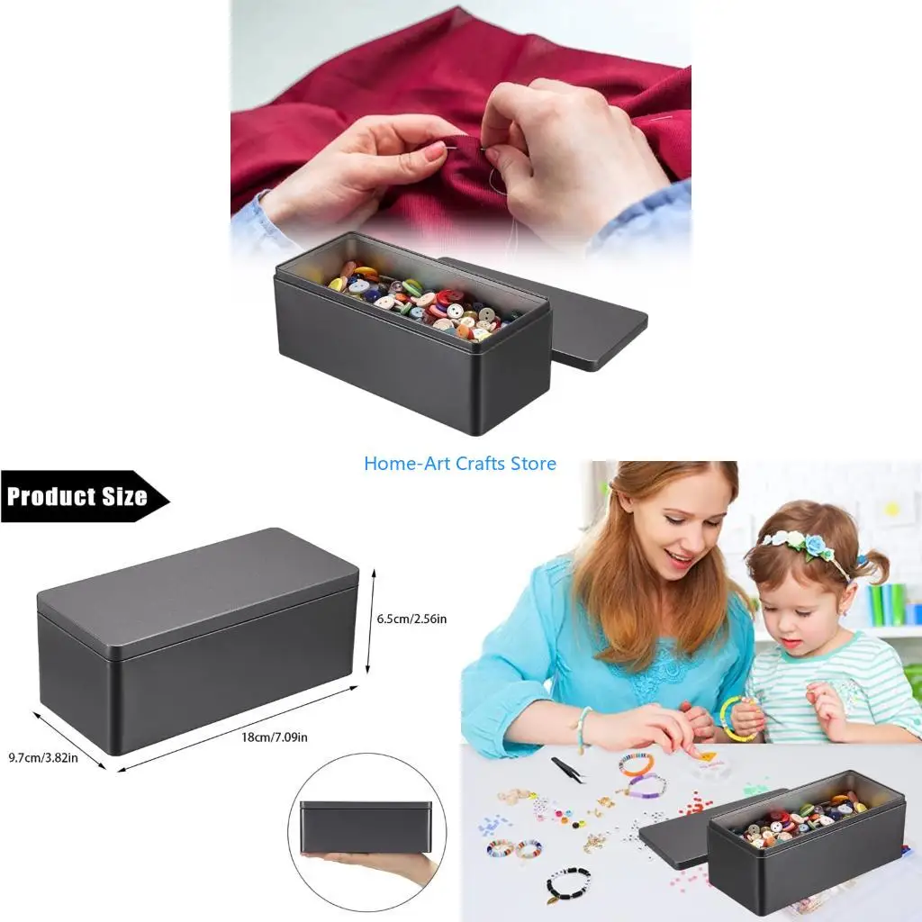 Y3NA Rustproof Tin Cash Container With Secret Compartment Concealed Safe Organiser For Home Office Travel Multipurpose Use