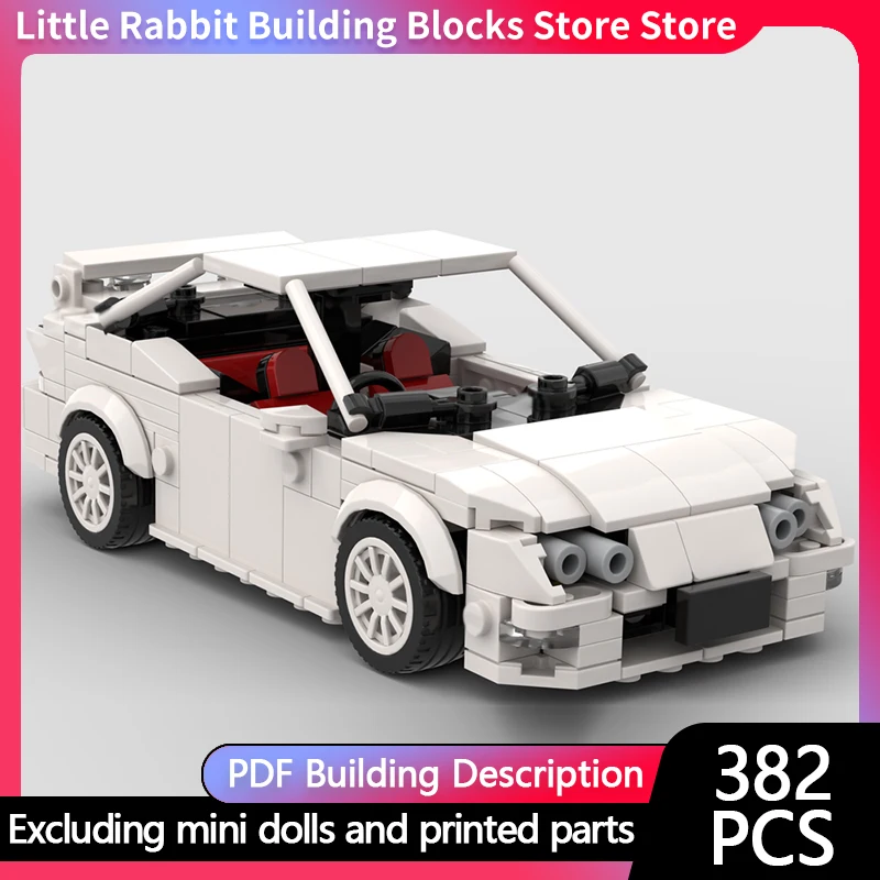 Speed Racing Car Model MOC Building Bricks Integra Type R DC2 Hypercar Modular Technology Children Holiday Gifts Assemble Toys