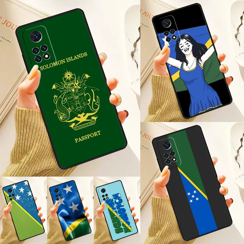 Solomon Islands Country Flag Case For Samsung Galaxy S24 Plus S23 S20 S21FE Lite S22 Ultra Note 20 S8 S9 S10 Phone Coque