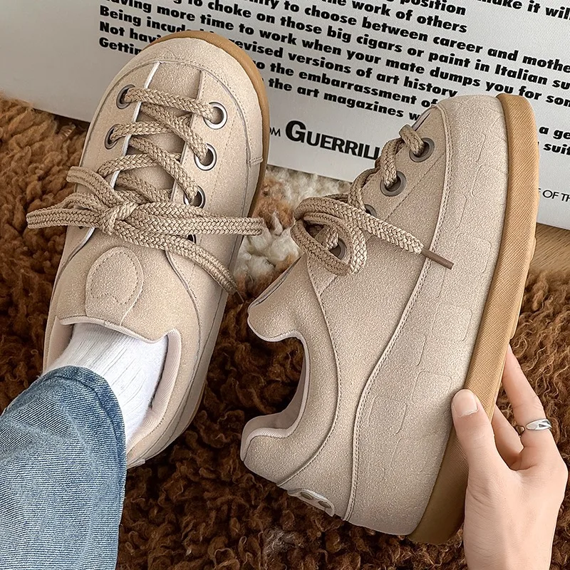 

Новинка 2026, верхняя обувь для хлеба, повседневная зимняя хлопковая обувь с большой головкой, стили четырех сезонов доступны на выбор Tenis Para Hombre