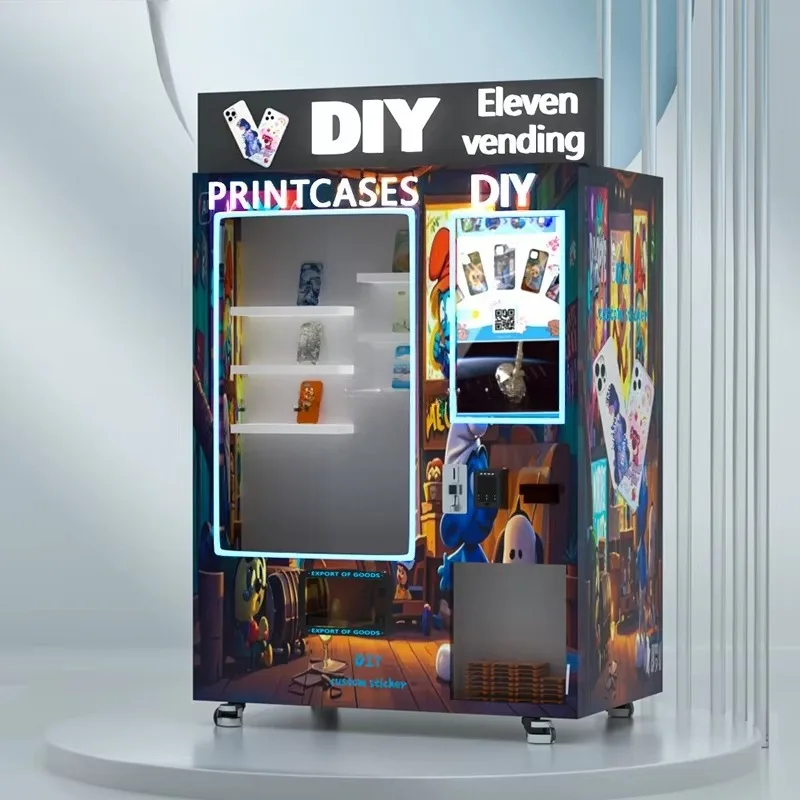 Customized 2025 New Condition UV Color Custom Design Automatic Retail Student Phone Case Printing Vending Machine