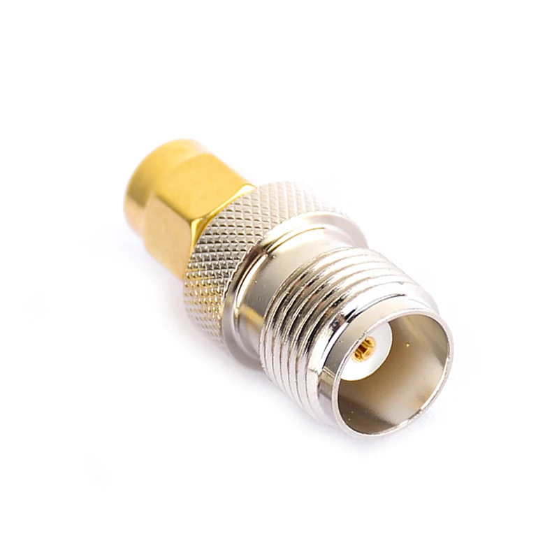 1Pcs SMA Male Jack to TNC Female Plug RF Coaxial Adapter Coax Connector