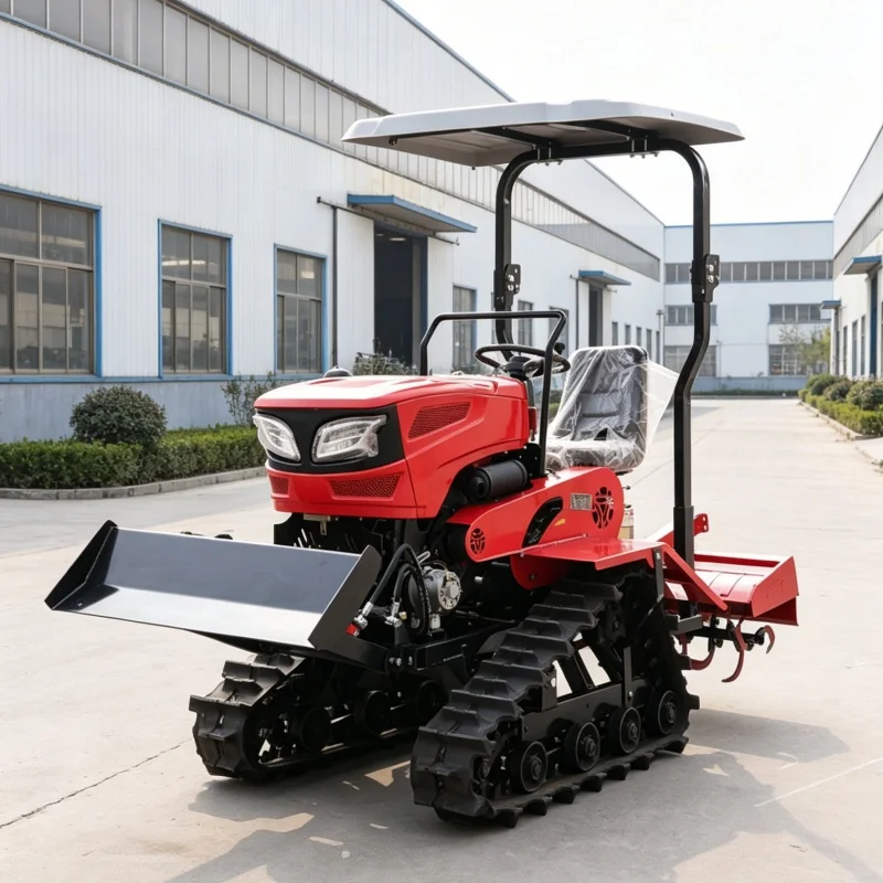 Customized Wheeled Cultivator, 4-Wheel 4WD Tillage Equipment, High-Quality Rotary Tiller, Farmland Soil Loosening Machinery