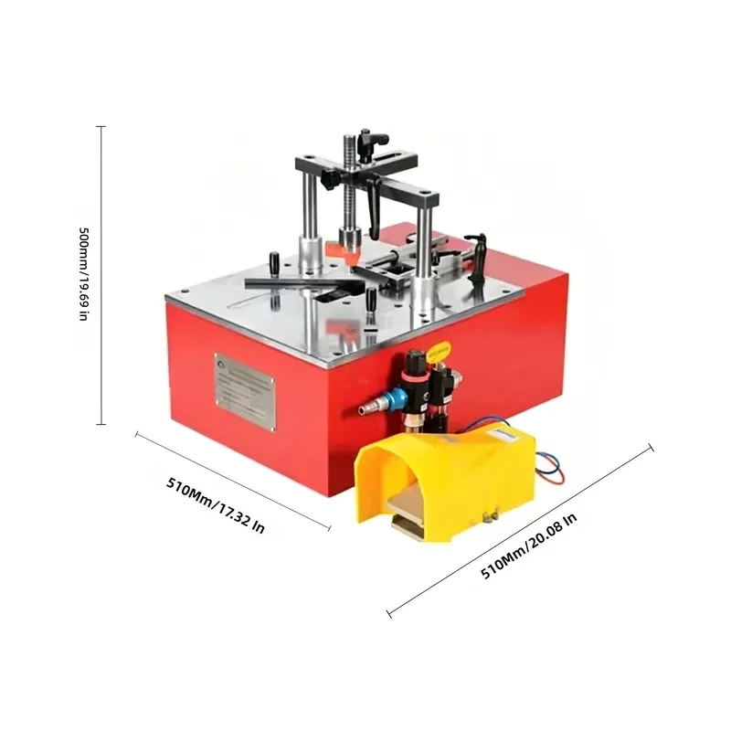 Desktop pneumatic photo frame angle pressing machine with high precision and easy operation