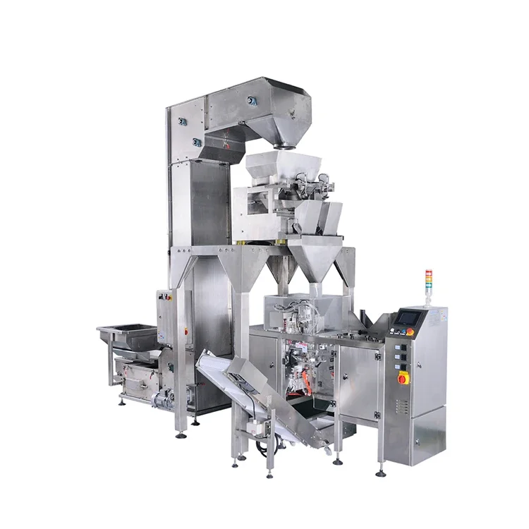 ForFactory Customization Big 2 Head Sugar Packing Machine Small Granule Products Food Linear Weigher Packaging Machine